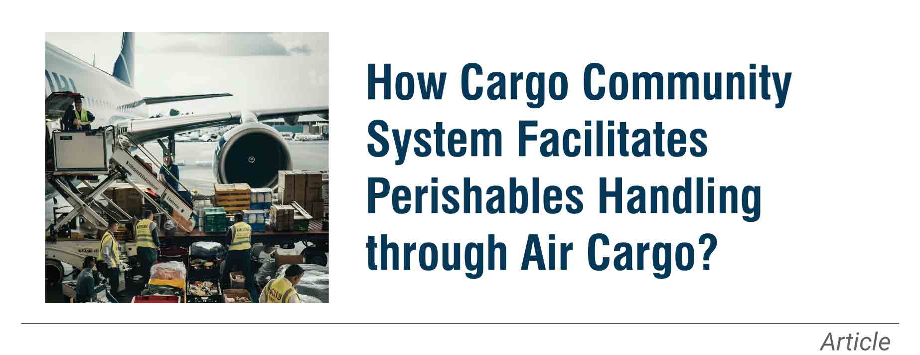 How Cargo Community System Facilitates Perishables Handling through Air ...